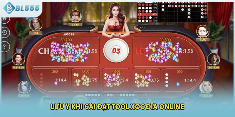 Lưu ý khi cài đặt tool xóc đĩa online